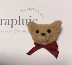 チワワ　羊毛フェルトブローチ　舌をぺろり　ハンドメイド品のサムネイル