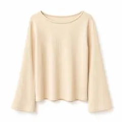 しまむら　yukiコラボ　アイボリー 長袖Tシャツ Lサイズ　新品　タグ付き