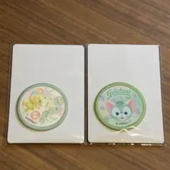 ダッフィーフレンズ　20周年　ワッペン　ジェラトーニ　2種セット