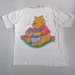 90s USA製DisneyVintageプーさん ピグレット Tシャツ半袖のサムネイル