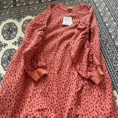 BREEZE ドット柄 ピンク　ワンピース 130 タグ付き