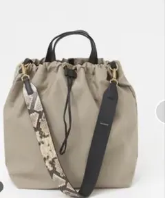 新品タグ付き◆ORSETTO/2WAY オルセット　ナイロンストラップショルダーのサムネイル