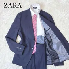 ZARA ザラ スーツ セットアップ ネイビー XL トルコ製