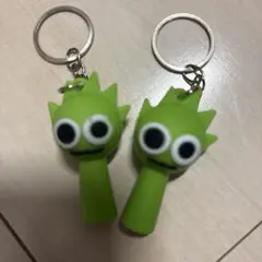 スプランキー　オワックス　キーホルダー 緑色 シリコン製