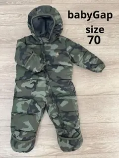 baby Gap 迷彩柄　ジャンプスーツ　70サイズ