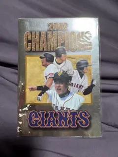 2002年 GIANTS チャンピオン記念グッズ