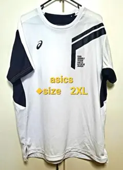 asics バレーボールシャツ 2XL