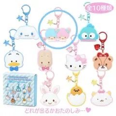 【新品】サンリオキャラクターズシークレットラバーミラーキーホルダー