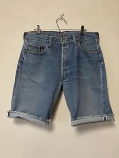 70s USA製 Levis 501 66後期 デニム カットオフショーツ 赤耳 - メルカリ