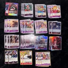 赤紫ロジャー　構築済みデッキ　リーダーパラレル付き　ワンピースカードゲーム