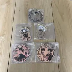 伊藤潤二×サンリオキャラクターズ アクリルチャーム5点セット