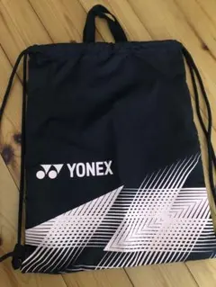 YONEX ドローストリングバッグ ブラック/ホワイト　　値下げ