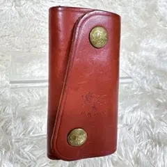 IL BISONTE イルビゾンテ 4連キーケース レザー 本革 牛革 レッド