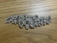 シルバー花モチーフヘッドドレス