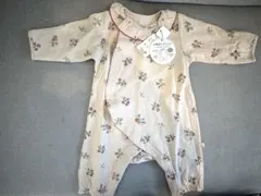 新品未使用　mocmof 花柄コットンロンパース