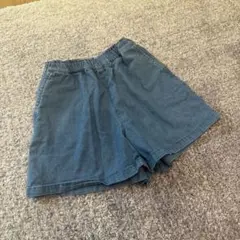 宿泊行事用に　無印良品　デニムコットン ハーフパンツ　120サイズ