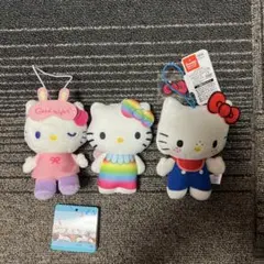 サンリオ ハローキティ ぬいぐるみ 3点セット タグ付 新品