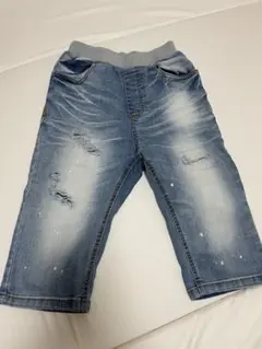 【大掃除セール】ハーフパンツ　ジーンズ　サイズ不明（150cm程）