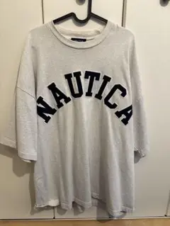 NAUTICA グレー オーバーサイズ Tシャツ