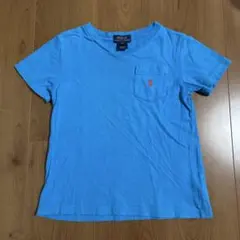 Polo Ralph Lauren 青 Tシャツ ポケット付き