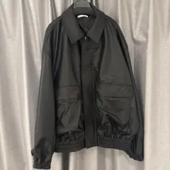 【7/27まで】 WYM LIDNM フェイクレザーブルゾン ブラックのサムネイル
