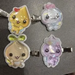 しずくちゃん ボンボンドロップ前髪クリップ　4点セット