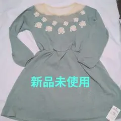 新品未使用　レースミニワンピース Mサイズ パール刺繍