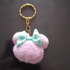 Disney ミニーマウス ぬいぐるみ キーホルダー ピンクのサムネイル