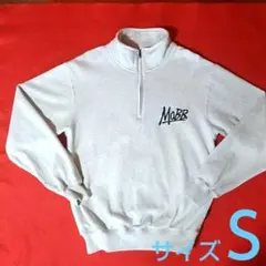 美品】MOBB ハーフジップ　裏起毛　コットン100％　スウェット　モブ