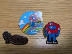 ミャクミャク ピンバッジ 3点セット
