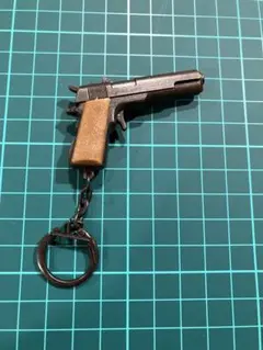 昭和レトロ ミニチュア ピストル キーホルダー ガバメント