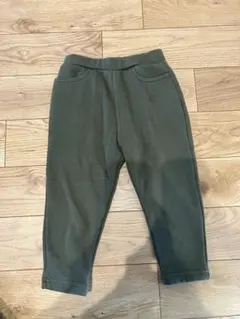 futa futa 裏起毛パンツ 100 カーキ