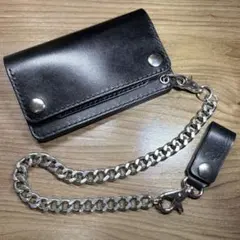 シルバー925 ウェーブ トラッカーウォレット 本革三つ折り財布 - メルカリ