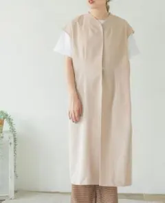 アーバンリサーチITEMS ノースリーブガウンコート