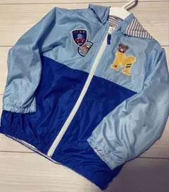 M64福袋限定品！ミキハウス⭐︎ウインドブレーカー110cm 水色