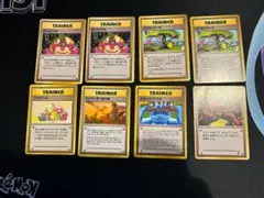 ポケモンカード 旧裏 トレーナーカード 8枚　ポケカ　pokemon ピカチュウのサムネイル