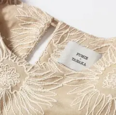 希少◎FUMIE TANAKA 花柄刺繍 長袖シャツのサムネイル