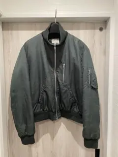 HELMUT LANG ヘルムートラング 短丈MA-1 ボンバージャケット Helmut Lang Seatbelt ボンバージャケット | ブラック | FARFETCH JP