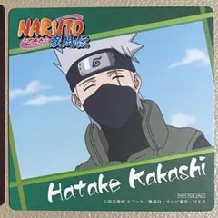 NARUTO-ナルト まねきねこ 特典コースター はたけカカシ 騎士 場面写