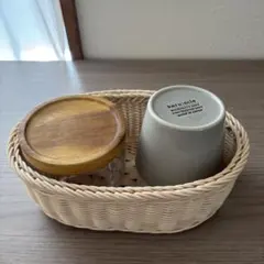 ラタン楕円形バスケット