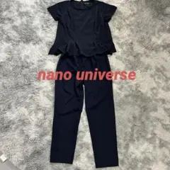 nano universe ペプラム　サロペット　フォーマルナノユニバース　美品のサムネイル