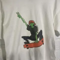 スケボー　エイリアン　Tシャツ　一点モノ