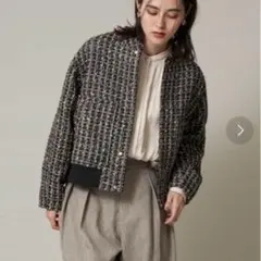 a.v.v. 映えブルゾン ツイードブルゾン ¥18,989のサムネイル