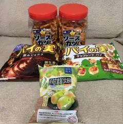 新品 ソースカツポット 2個 蒟蒻畑 パイの実 2種類 セット お菓子 まとめてのサムネイル