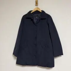 EVEX by KRIZIA ジャケット コート42 ネイビー　 L〜LL XL