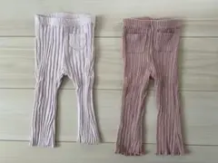 zarababy⁂フレアレギンス2枚セット 80cm
