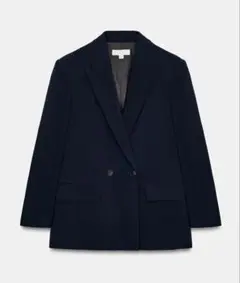 【ZARA】ダブルブレスト テーラードジャケット　Mのサムネイル