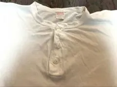 Healthknit ヘルスニット　ヘンリーネックシャツ　半袖　Lサイズ