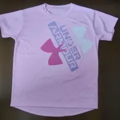 UNDER ARMOUR 半袖Tシャツ YXL ピンクのサムネイル