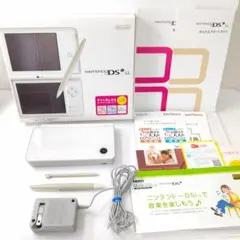 画面極美品　Nintendo　ニンテンドーDSiLL　ナチュラルホワイト　任天堂